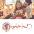 thumbnail image 4 of Chinese Style Keychain Ring, Zinc Alloy Rhinestone Shinny Fashionable Handbag Key Ring For Car Decor Office Purse Charm Handbag Backpack, 4 of 8