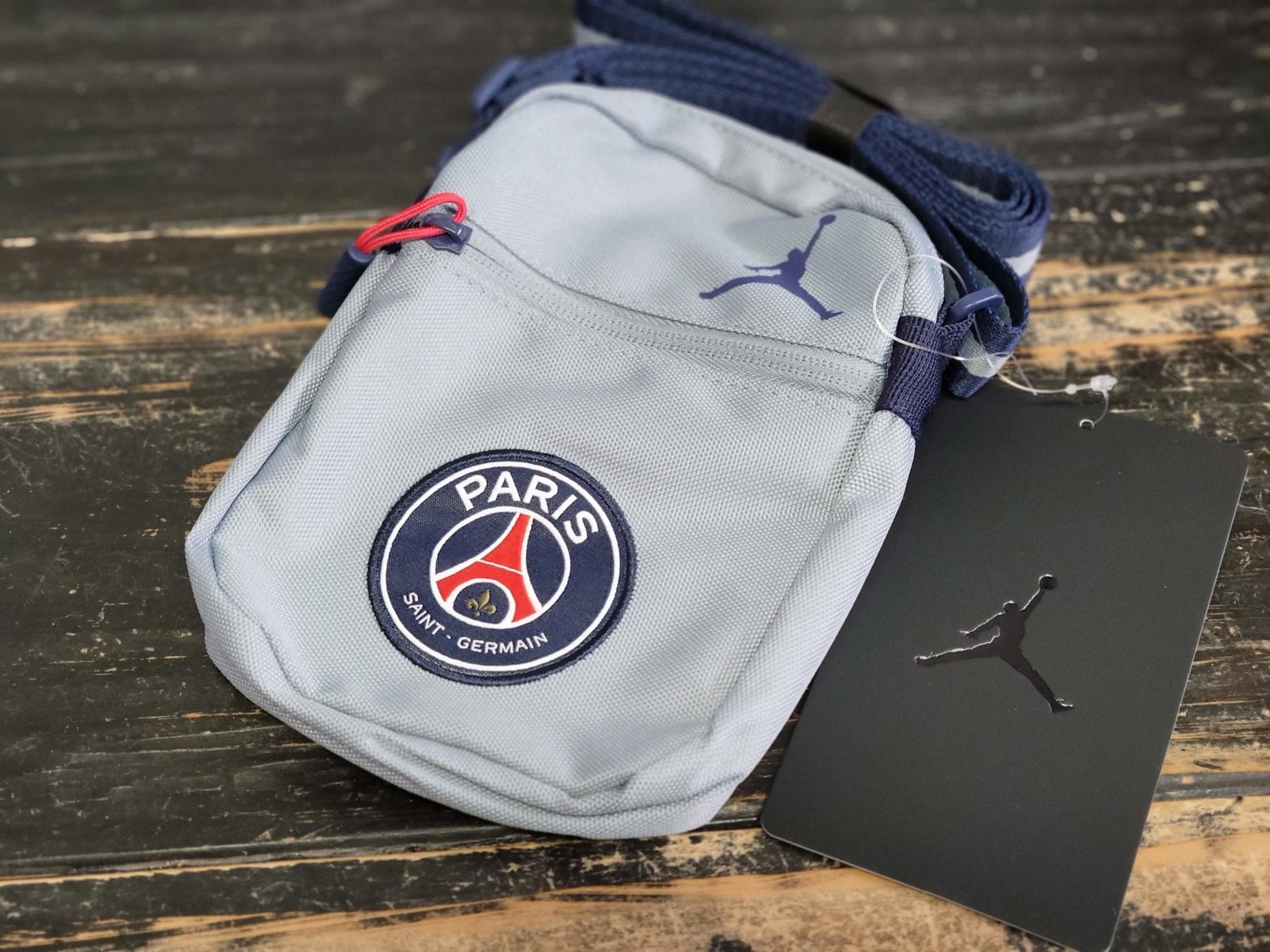 Jordan Air Festival PSG Paris St Germain Grey Cross-Body Bag One Size