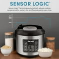 20 Cup Cooked (10 cup uncooked) Digital Rice Cooker, Slow Cooker, Food Steamer, SS Exterior (ARC