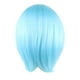 thumbnail image 2 of Pelucas con flequillo para mujer, peluca ondulada suelta, peluca de moda para chica, peluca natural corta y recta, flequillo inclinado, peluca recortada con bandas para el cabello en la cara., 2 of 5