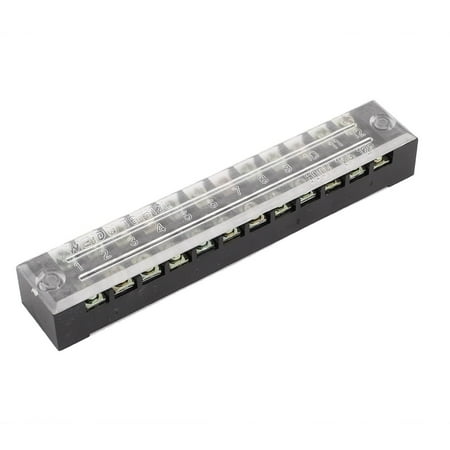 12 Position Barrier Block Terminal Strip Wire Connector TB1512L 600V15A price history on PriceWatchPro