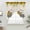 Beige Yellow, variant on Sunflowers Swag Valances for Windows, Kitchen Curtains 36 Inch Length 2 Panels Set, Spring Botanical Truck Pig Wooden Grain Short Curtains for Small Windows Rod Pocket Cafe Curtains Drapes 28"x36"