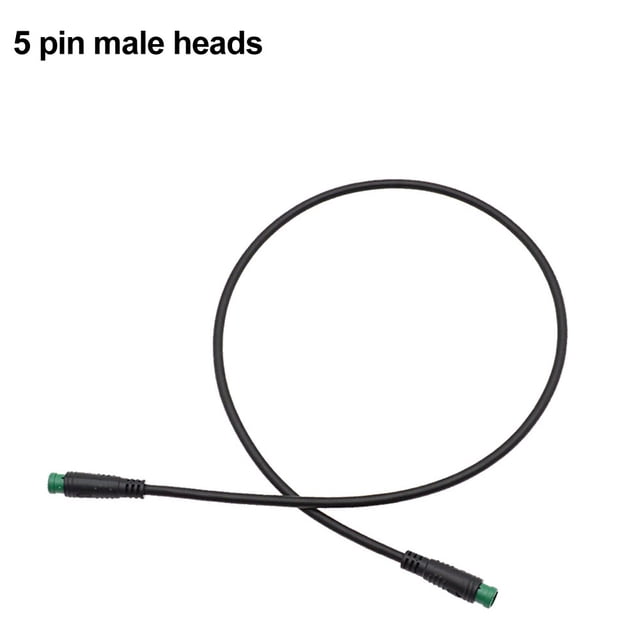 Mosiee 5Pin Display Extension Cable M8 Waterproof Connector For E-Bike Scooter Kit