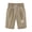 A188-Khaki, variant on Bermuda Shorts for Women Print Elastic Drawstring Waist Casual Loose Fit Summer Shorts Outdoor Capri Shorts