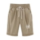 thumbnail image 1 of Puntoco Pantalones cortos de salón para mujer Pantalones cortos con cordón y estampado de béisbol con cintura elástica para mujer, 1 of 2