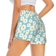 thumbnail image 7 of Running Shorts for Women - Daisy floral A Athletic Workout Gym Yoga Shorts with Liner Pockets, 7 of 7