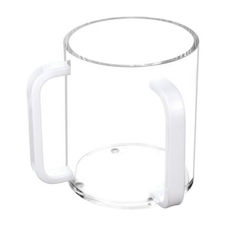3.5oz Clear Coffee Mugs With Handle and Lid Transparent Multipurpose Hot &  Cold Resistant Durable Washable Disposable Plastic Miniware Event Dinner  Buffet Indoor Outdoor Reusable Beverage Cup - Walmart.com