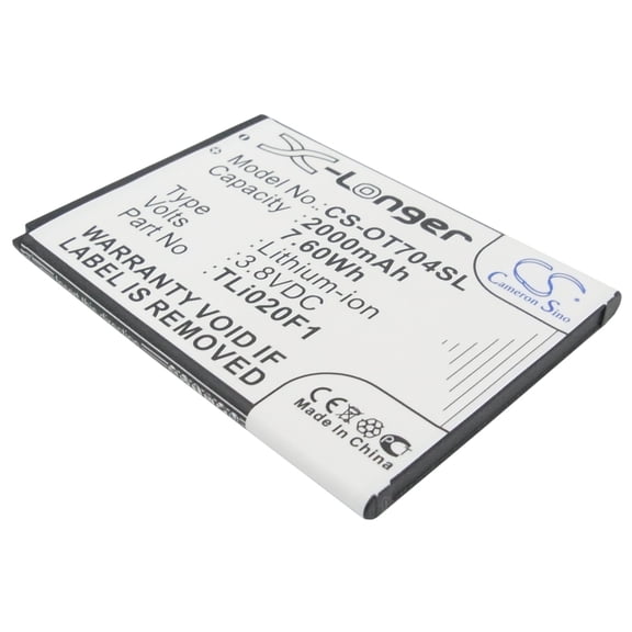 TLi020F1 TLi020G1 TLi020F2 TLi019B2 TLi019B1 TLi018B2 TLi020FA Battery For Vodafone Smart turbo 7 VFD 500 V500 For Alcatel One Touch Fierce 2 OT-7040T Pop Icon OT-A564c OT-A564 Idol 2 Mini 2 OT-7040N