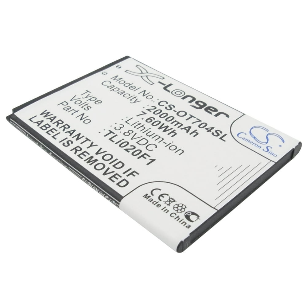 Replacement Battery For TCL 3.8v 2000mAh / 7.60Wh Mobile, SmartPhone