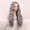 D, variant on Qliuoazw Wig For Women With Long Curly Hair Fashionable Synthetic Fiber Wig 70cm