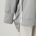 thumbnail image 4 of EDFBUYKRS Female Long Sleeve Sweatshirt Women's Zip Neck Wrap Pullover Sweatshirt with Pockets Size M, 4 of 8