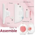 thumbnail image 4 of Nenesupply Handsfree Wearable Collection Cups Compatible with Spectra S1 S2 9 Plus Breast Pumps Cara Cups 24mm Silicone Flanges Replacement for Spectra Pump Parts Accessories, 4 of 10