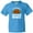 Pacific Blue, variant on Inktastic Buffalo Wings Game Day Snack Youth T-Shirt