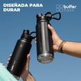 thumbnail image 4 of Termo de Acero Inoxidable BUFFER Negro Antigoteo 700 ml, 4 of 8