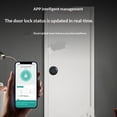 thumbnail image 3 of Fingerprint Door Lock, Smart Fingerprint Door Knob with Keypad, Biometric Door knobs with App Control, Auto Lock Door Lock with Code, Keyless Door Knob with Locks for Bedroom, Home,Office-Matte Black, 3 of 5