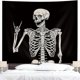 thumbnail image 4 of Tapiz de poliéster YONGSHENG calavera 51 x 59 pulgadas, 4 of 5