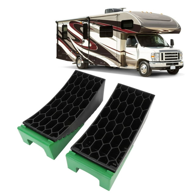 Nivelador Curvo de la Autocaravana, Nivelador Curvo de RV A Prueba de Presión Ligero 35000 lb Capacidad de Carga resistente para el Remolque de Vije