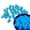 Lake Blue, variant on sunsanly 100Pcs Decorative Pebbles Colorful Glow in Dark Aquarium Landscaping 14mm Luminous Courtyard Paving Natural Crystals Rocks Garden Decoration