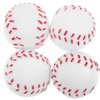 GAXIRE 4-Pack Rubber Dog Fetch Toys with Squeaky Sound for Outdoor Play, Training, and Interactive Pet Fun