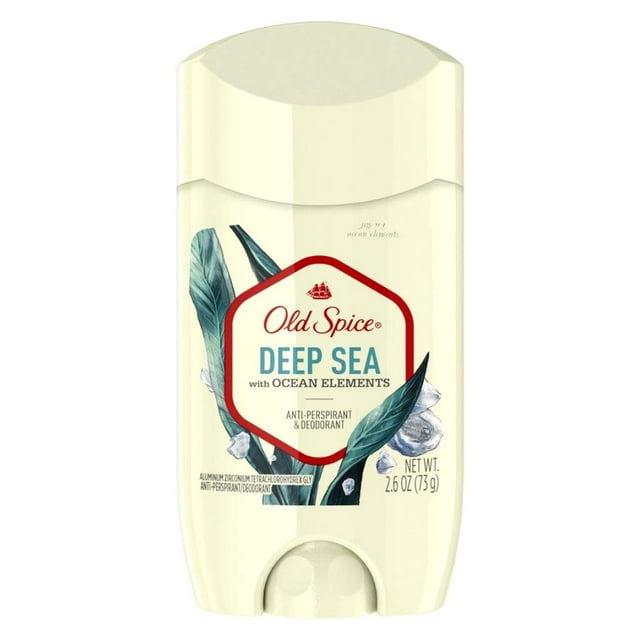 Old Spice Antitranspirante 2.6 onzas Deep Sea Solid (Paquete de 3)