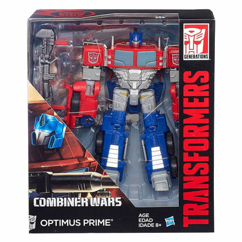 Optimus Prime Figure Transformers Generations Wars Combiner Class Robots boy Toy 