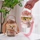 thumbnail image 2 of Water Cups Reusable Bottle With Straw Carry Strap 1000ml Large Capacity Sports Bottle, 2 of 5