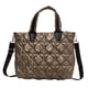 thumbnail image 1 of Bolso de mano acolchado para mujer, bolso de mano tipo shopper, bolso tipo hobo suave e impermeable, bolsos de hombro ligeros para el trabajo, el entrenamiento, 1 of 7
