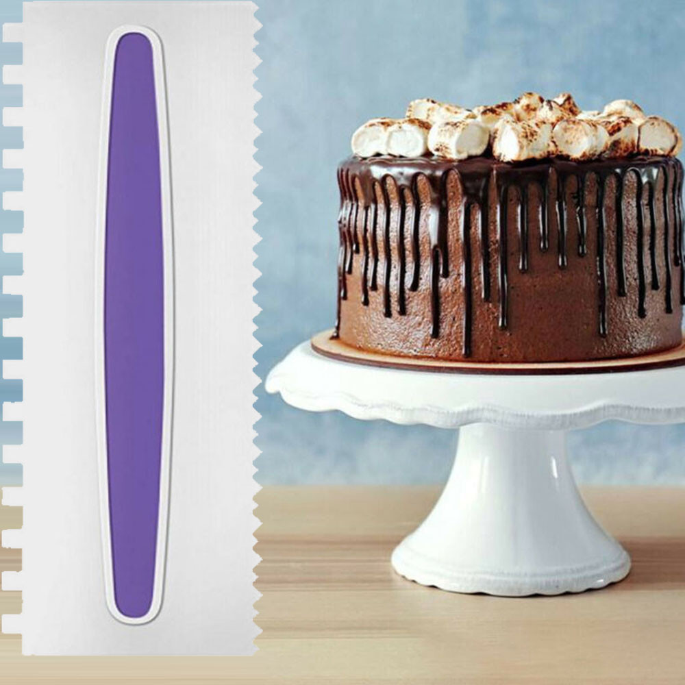 (Toponeto) Cake Decorating Comb Icing Smoother Cake ... (Toponeto) Cake Decorating Comb Icing Smoother Cake ...