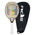 thumbnail image 1 of GAIVOTA -FOCAS Silver Kevlar Beach Tennis Racquet Advanced red EVA surface rough treatment Silver Kevlar- 1PCS, 1 of 6