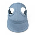 thumbnail image 1 of Prettyui Pet Outdoor Costume Hat Solid Colors Oxford Cloth Baseball Cap Designed Hole for Ears, 1 of 5