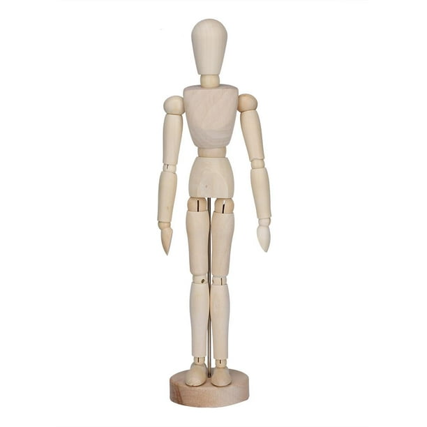 Blend Swap  Wooden Mannequin for artists with basic Rig