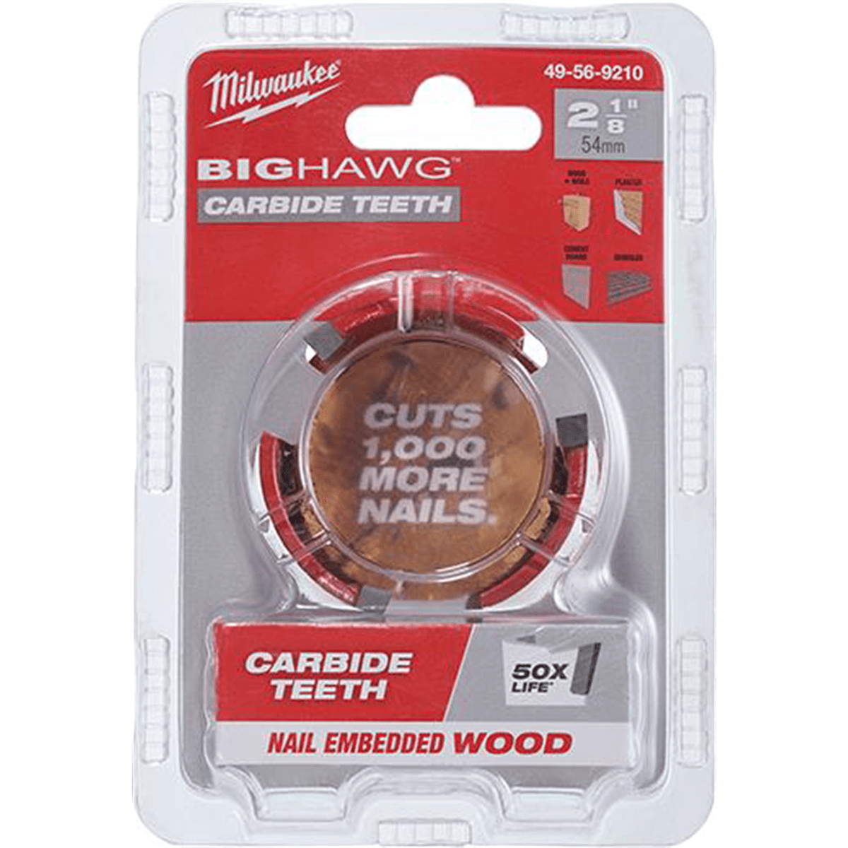 Milwaukee Tool 2-1/8" BIG HAWG with Carbide Teeth