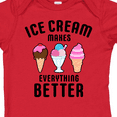 thumbnail image 4 of Inktastic Ice Cream Makes Everything Better Boys or Girls Baby Bodysuit, 4 of 5