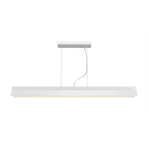 Toltec Lighting - Ridgemont - 48 Inch 33W 1 LED Billiard/Island White Finish -
