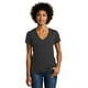 thumbnail image 1 of Camiseta alternativa con cuello en V para mujer, Washed Black, M Ropa alternativa 06097S1, 1 of 1