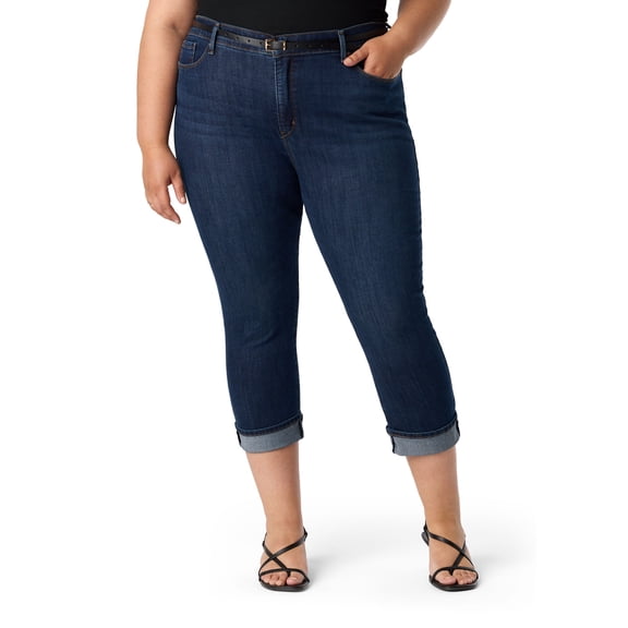 Levi Strauss Signature Women's and Women's Plus Mid Rise Capri, Sizes 16-26