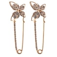 thumbnail image 2 of 2 Piezas Flor Cristal Zapatos Clips Hebilla Joyería para Los Zapatos de Las Mujeres Baoblaze Cadenas de zapatos, 2 of 6