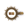 thumbnail image 1 of Encouragement Wealth Reputation Quality Value Hairpin Sun Headwear Retro Metal Clips Pin, 1 of 3