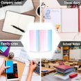 thumbnail image 6 of FORMRS 1-Subject Spiral Notebook 8" x 5" College Ruled 60 Refillable Sheet A5 Hard Cover, Light Blue Stripes, 6 of 7