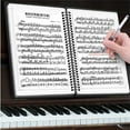 thumbnail image 1 of Music Score Book 40 Sheets Insert-type A4 Folder Music Score Book Folder File Folders Document Organizer Storage Accessories, 1 of 8