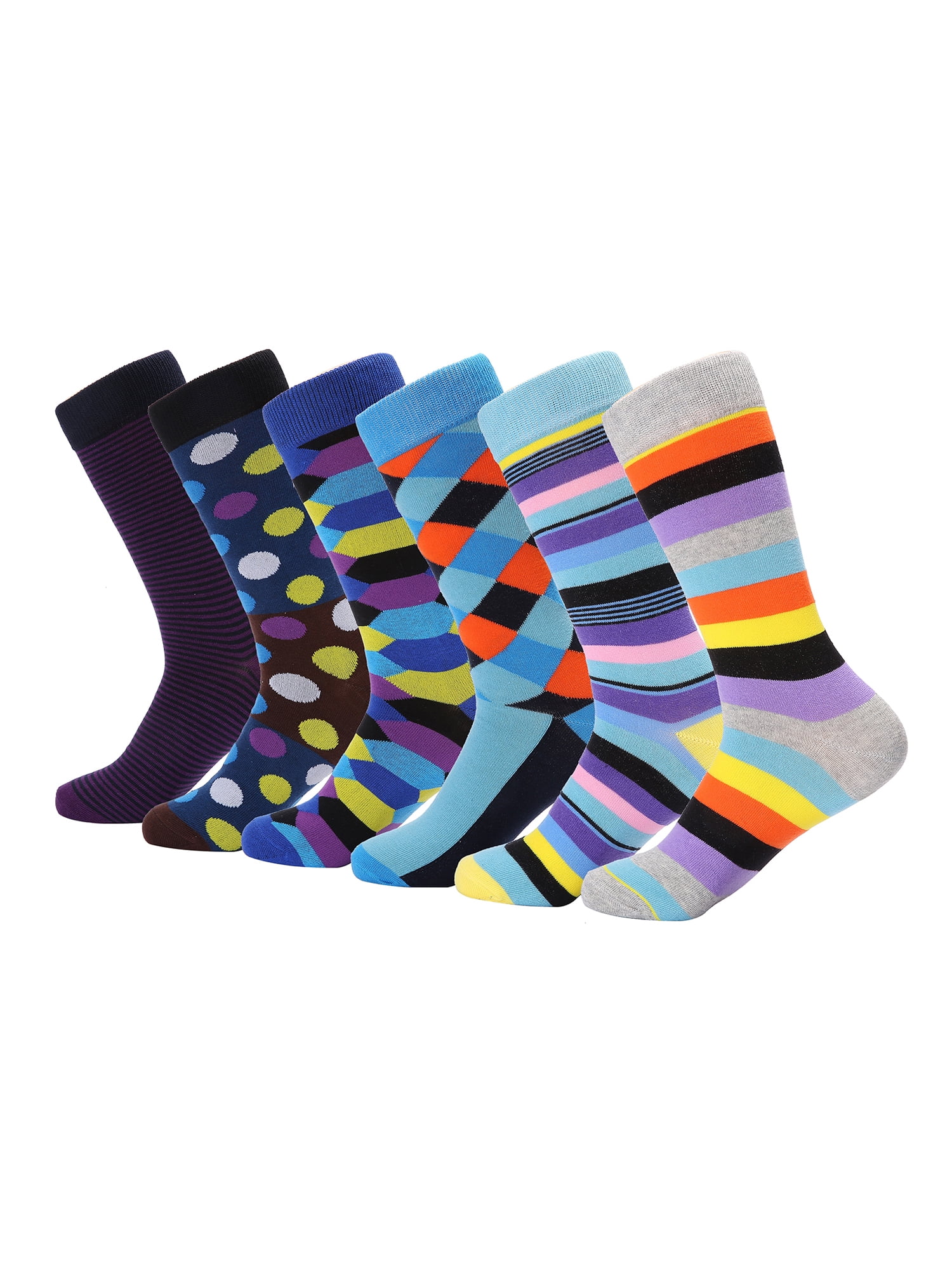 Conventional Pattern Dress Socks - Walmart.com