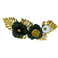 thumbnail image 3 of Decoración de pared de metal con flores, decoración moderna para colgar en la pared, para restaurante. Verde, 3 of 9