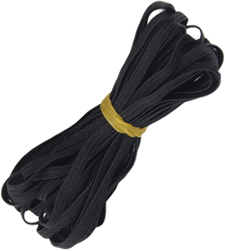 10M 6mm Elastic Stretchy Waist Bands Flat Cord Dressmaking Sewing Elastic Bands 