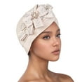 thumbnail image 1 of Women Hat Ruffle Cancer Chemo Turban Wrap Cap Scarf Shawl Rabbit Hats Men Snow Bonnet Hat Winter Men Mad Hat Heated Work Hat Mens Wool Hats Winter Mens Hats for Winter Clementine Hat Mens Cold Weather, 1 of 2