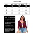 thumbnail image 7 of Yesfashion Women's Plus Size Short Sleeve Knit Cardigan Lightweight Lace-Up Front Open Sweater Cardigans, 7 of 7
