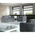 Ottomanson Sensation Sleeper Loveseat, Gray Chenille