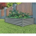 thumbnail image 4 of Backyard Galvanized Steel Garden Bed 78"Lx40"Wx16"H - Woodland Gray, 4 of 12