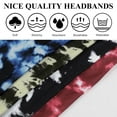 thumbnail image 2 of Tie Dye Headbands for Women Wide Head Wraps Boho Thick Hairbands Large African Sport Yoga Turban Headband Hair Accessories (Pack of 4), 2 of 12