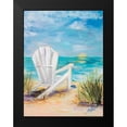 thumbnail image 2 of DeRice, Julie 12x14 Black Modern Framed Museum Art Print Titled - Relax in the Beach Breeze, 2 of 5