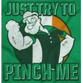 thumbnail image 2 of Popeye St Paddys Try To Pinch Me Youth Hoodie Boy Girl Teen Brisco Brands XS, 2 of 5